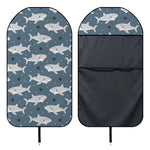 Cute White Shark Pattern Print Waterproof Car Seat Cover