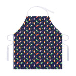Cute Wizard Pattern Print Adjustable Apron