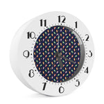 Cute Wizard Pattern Print Alarm Clock