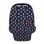 Cute Wizard Pattern Print Baby Seat Cover