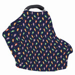 Cute Wizard Pattern Print Baby Seat Cover