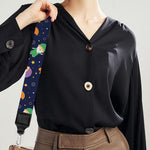 Cute Wizard Pattern Print Bag Strap