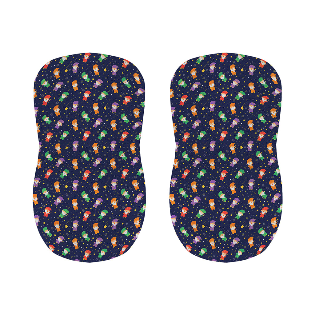 Cute Wizard Pattern Print Bar Stool Covers