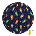 Cute Wizard Pattern Print Basketball