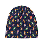 Cute Wizard Pattern Print Beanie