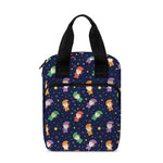 Cute Wizard Pattern Print Bible Tote Bag
