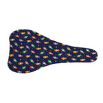Cute Wizard Pattern Print Bicycle Seat Cover
