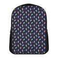 Cute Wizard Pattern Print Casual Backpack