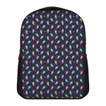 Cute Wizard Pattern Print Casual Backpack