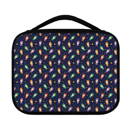 Cute Wizard Pattern Print Classic Bible Case