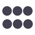 Cute Wizard Pattern Print Coaster Set