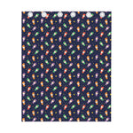 Cute Wizard Pattern Print Curtain