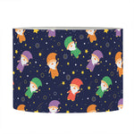 Cute Wizard Pattern Print Drum Lamp Shade