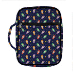 Cute Wizard Pattern Print Front Pocket Bible Bag