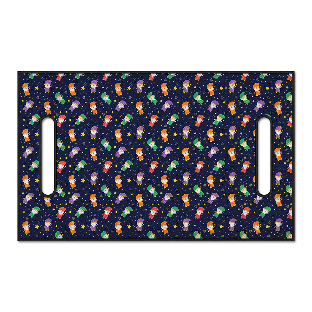Cute Wizard Pattern Print Golf Cart Seat Cover