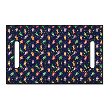 Cute Wizard Pattern Print Golf Cart Seat Cover