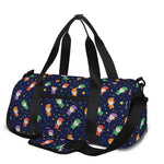 Cute Wizard Pattern Print Gym Bag