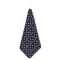 Cute Wizard Pattern Print Hand Towel