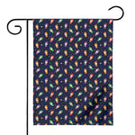 Cute Wizard Pattern Print House Flag