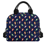 Cute Wizard Pattern Print Insulated Lunch Bag