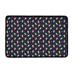 Cute Wizard Pattern Print Kitchen Mat
