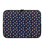Cute Wizard Pattern Print Laptop Sleeve