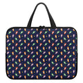 Cute Wizard Pattern Print Laptop Sleeve With Handle