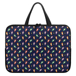 Cute Wizard Pattern Print Laptop Sleeve With Handle
