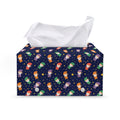 Cute Wizard Pattern Print Leather Tissue Box Cover