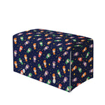 Cute Wizard Pattern Print Leather Tissue Box Cover