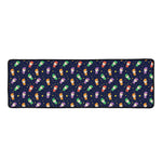 Cute Wizard Pattern Print Long Kitchen Mat