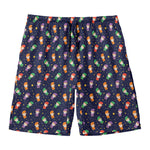 Cute Wizard Pattern Print Men's Swim Trunks