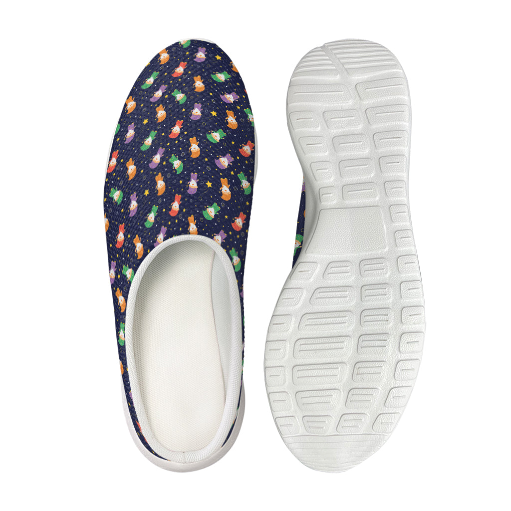 Cute Wizard Pattern Print Mesh Casual Shoes