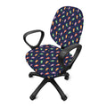 Cute Wizard Pattern Print Office Chair Cover