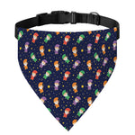 Cute Wizard Pattern Print Over The Collar Dog Bandana