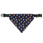 Cute Wizard Pattern Print Over The Collar Dog Bandana