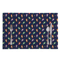 Cute Wizard Pattern Print Placemat