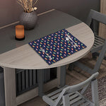 Cute Wizard Pattern Print Placemat