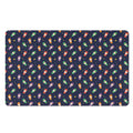 Cute Wizard Pattern Print Polyester Doormat