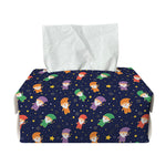 Cute Wizard Pattern Print Rectangle Tissue Box Cover
