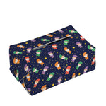 Cute Wizard Pattern Print Rectangle Tissue Box Cover