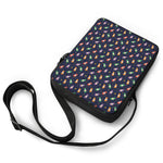 Cute Wizard Pattern Print Rectangular Crossbody Bag