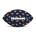 Cute Wizard Pattern Print Rugby Ball