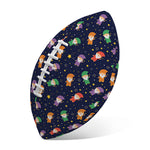 Cute Wizard Pattern Print Rugby Ball
