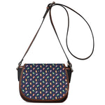 Cute Wizard Pattern Print Saddle Bag