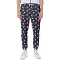Cute Wizard Pattern Print Joggers