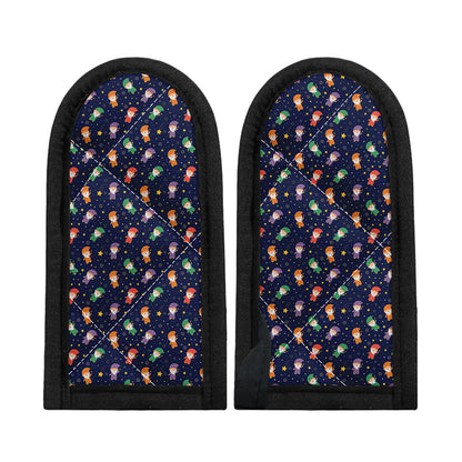 Cute Wizard Pattern Print Skillet Handle Cover