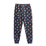 Cute Wizard Pattern Print Sweatpants