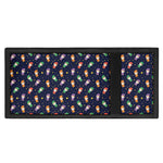 Cute Wizard Pattern Print Trifold Wallet