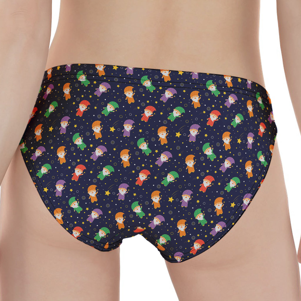 Cute Wizard Pattern Print Women's Panties